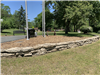 Lodi Park - Veterans Memorial - 7-Flagstone wall